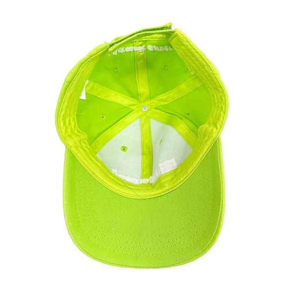 Vintage Y2K Lime Green Embroidered Microsoft Gamer StrapBack Hat - One Size - Picture 7 of 8